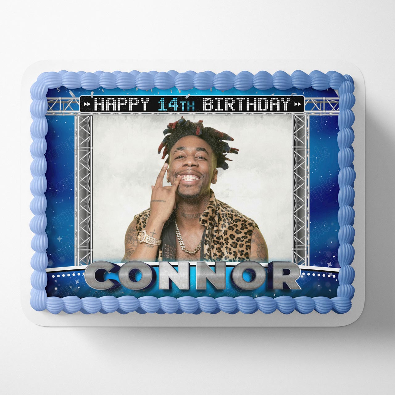 DAX Singer Rapper Edible Cake Topper