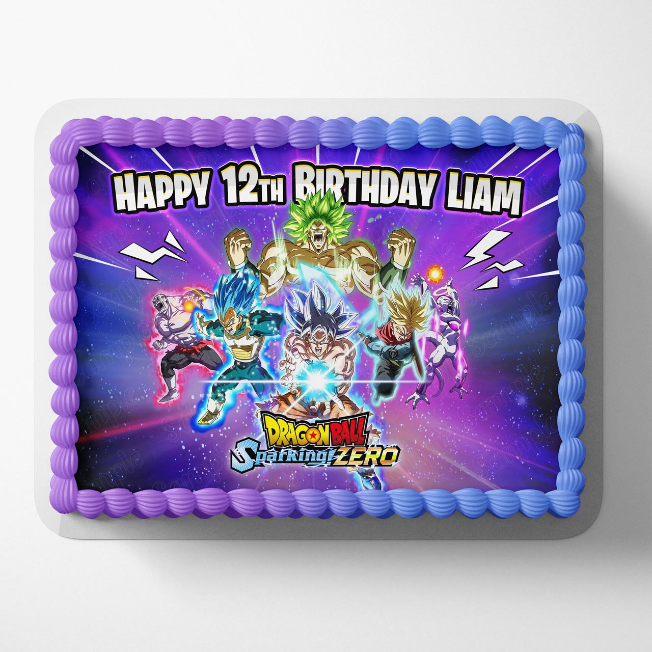 Dragon Figthers Sparking ZERO Edible Cake Topper
