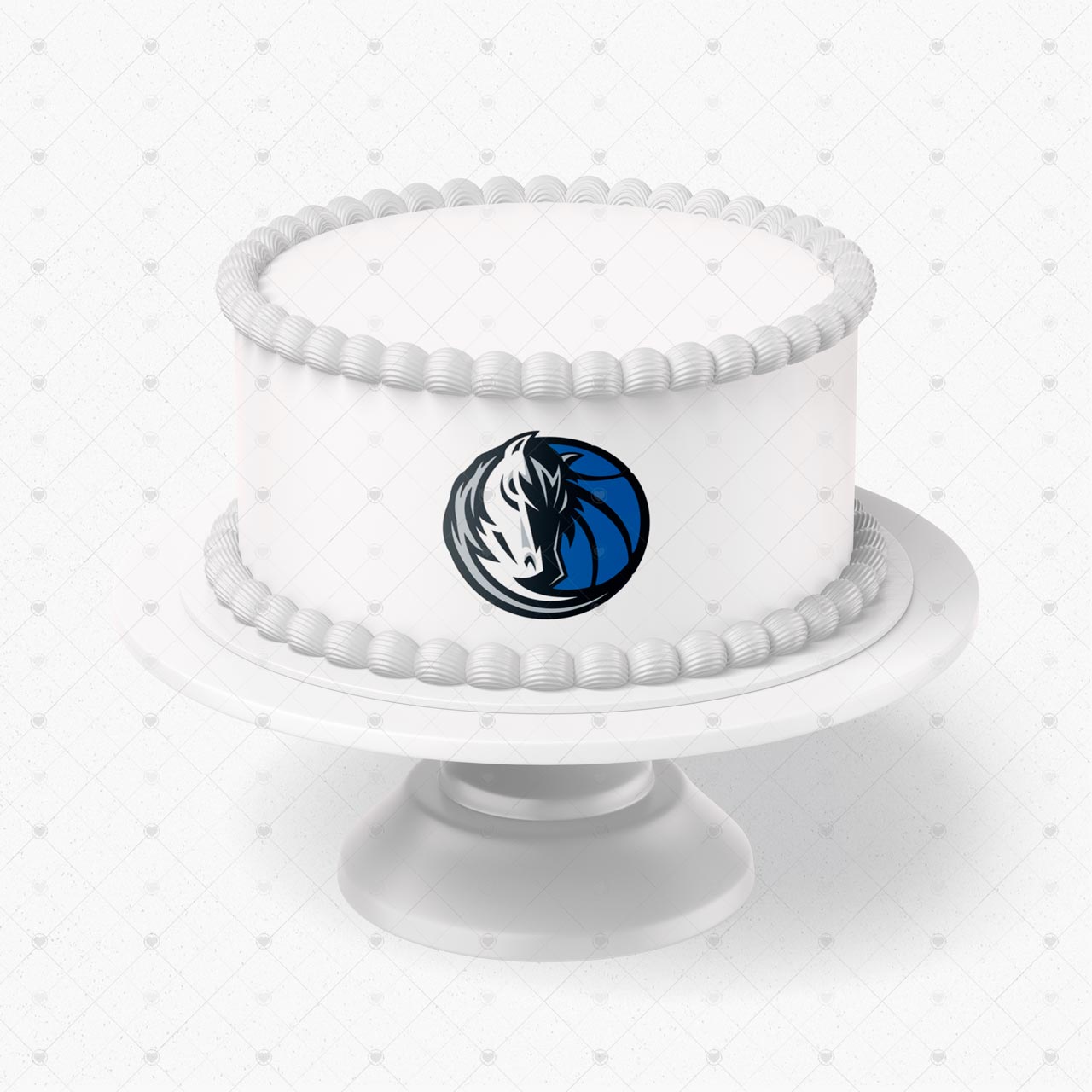 Dallas Mavericks Logo Edible Cake Wrap Strip – Icing Sheet Cake S - Personalized Edible Cake Topper | Custom Icing Sheet | Birthday Cake Decoration