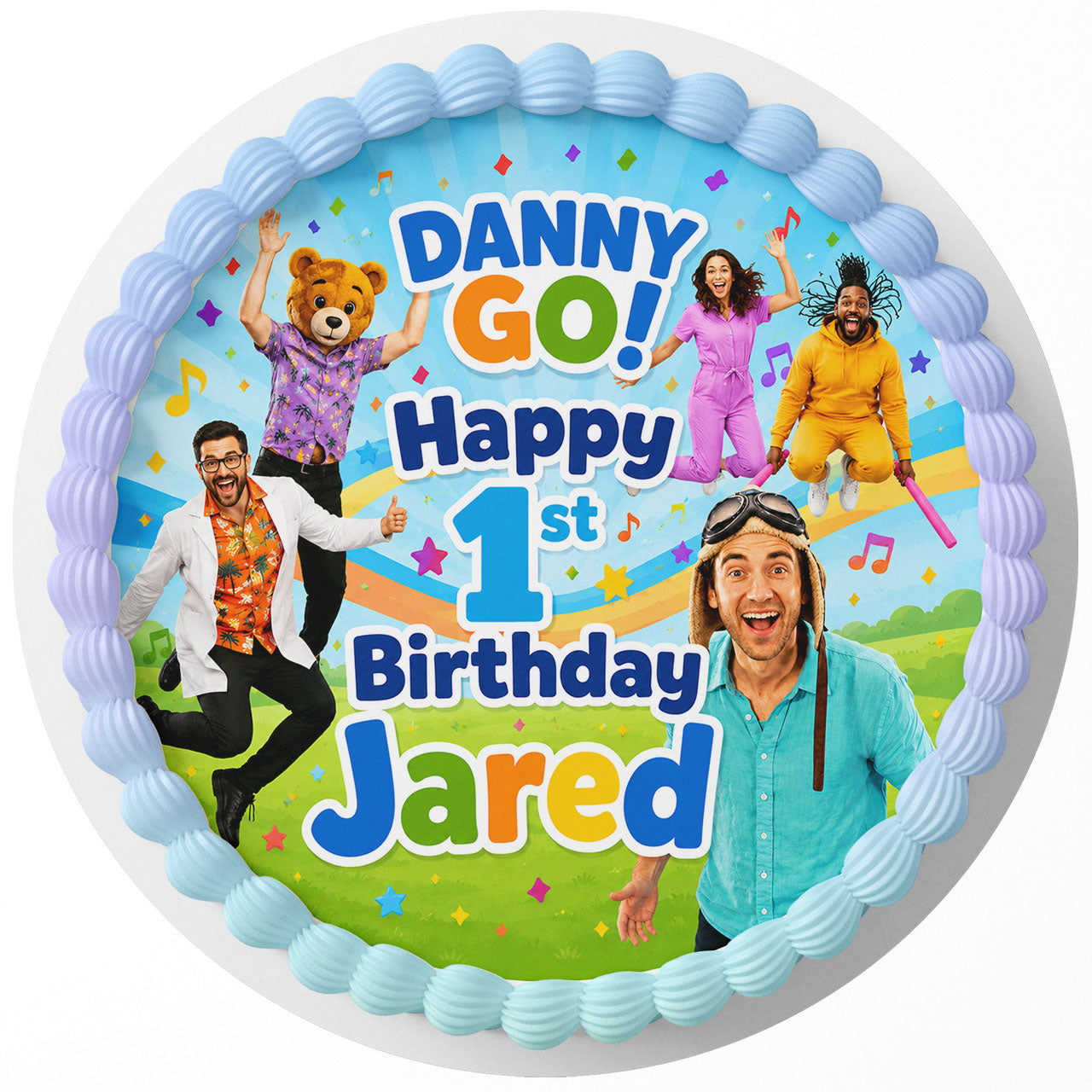 Danny Go! Kids ﻿Custom Edible Cake Image - Edible Cake Topper Birthday Cake Decoration