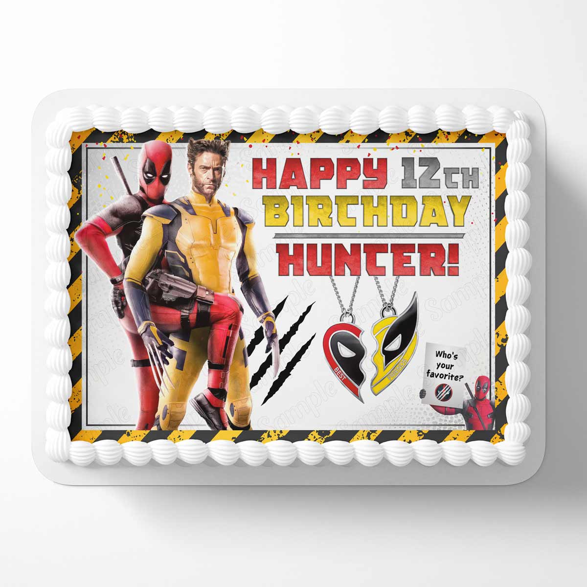 Deadboy Wolverin Kids Fun Edible Cake Topper