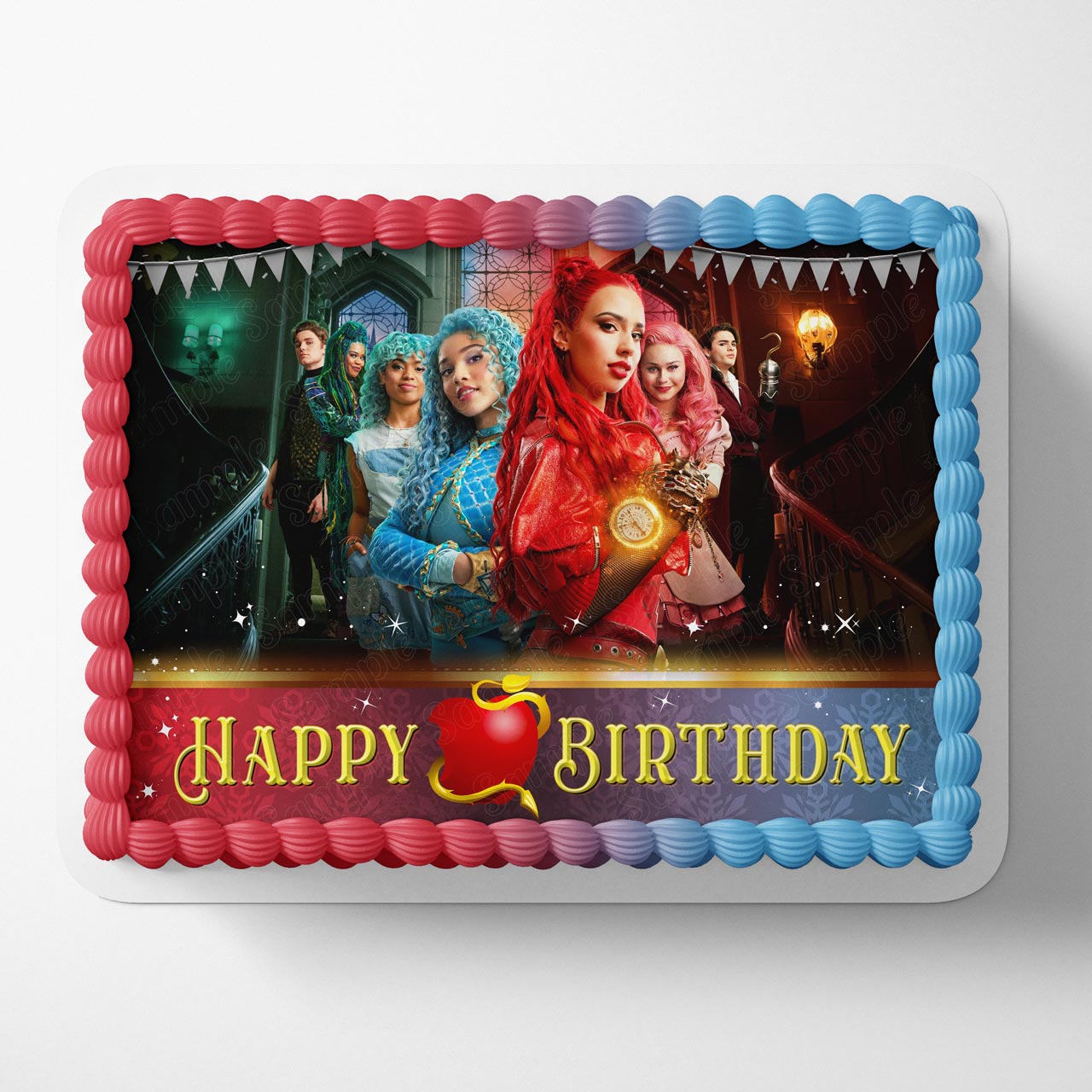 Descendants The Rise of Red PL Edible Cake Topper