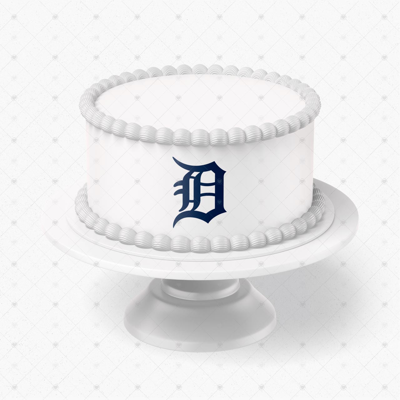 Detroit Tigers Logo Edible Cake Wrap Strip – Icing Sheet Cake Sid - Personalized Edible Cake Topper | Custom Icing Sheet | Birthday Cake Decoration