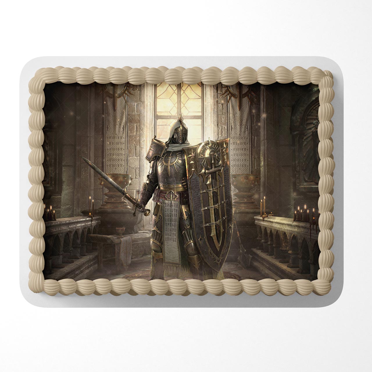 Diablo IV Paladin Edible Cake Topper