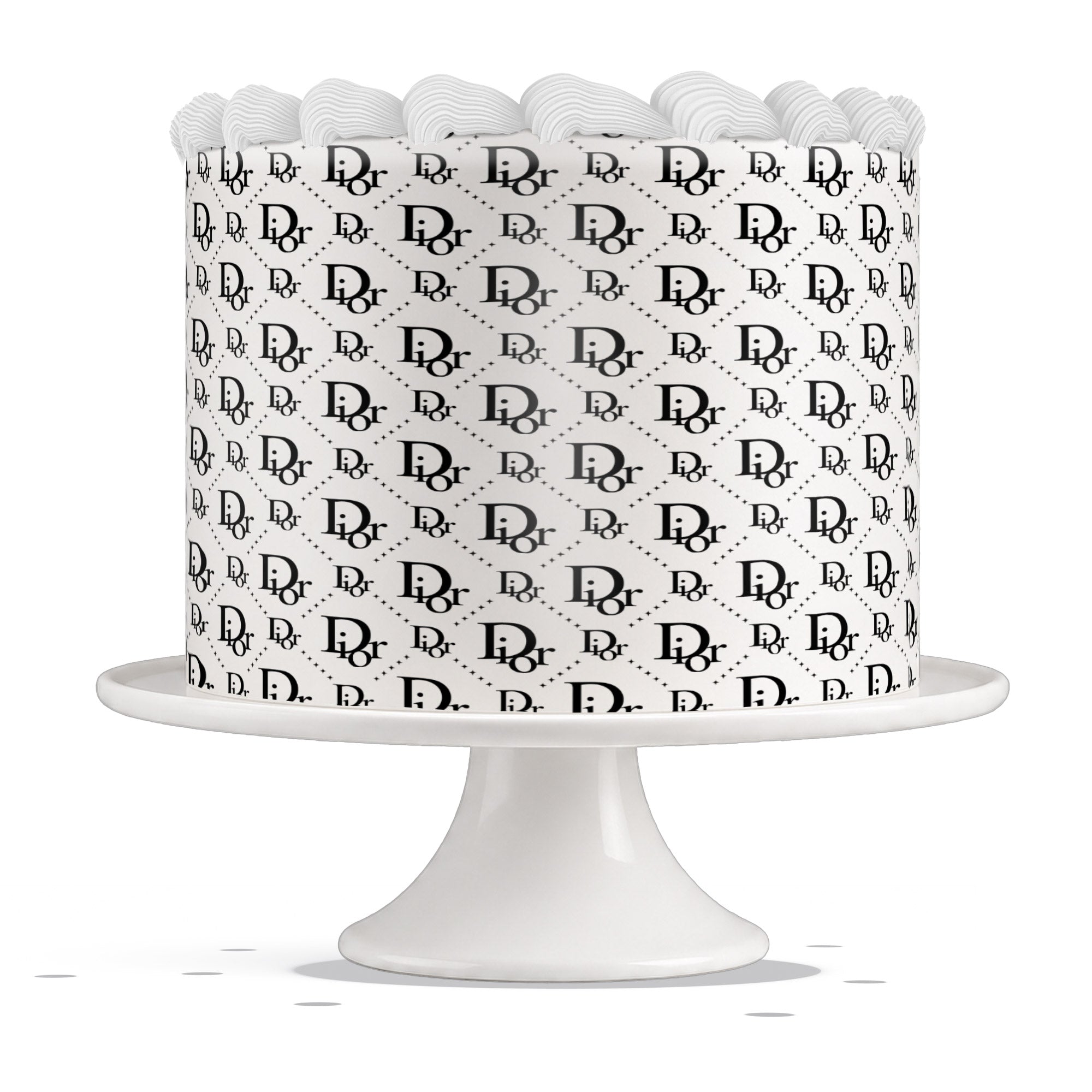 Christian Dior Edible Cake Wrap Strip – Icing Sheet Cake - Edible Cake Topper | Icing Sheet | Birthday Cake Decoration
