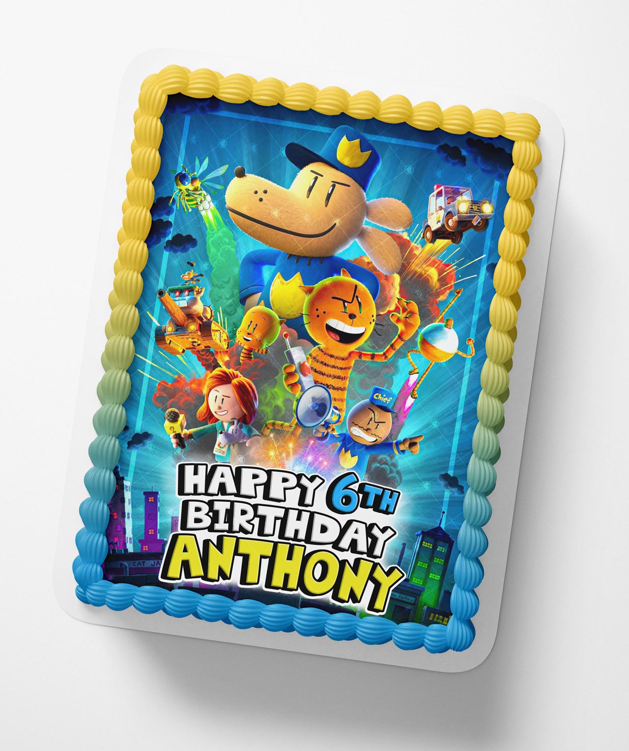 Dogboy Movie Themed Edible Cake Topper