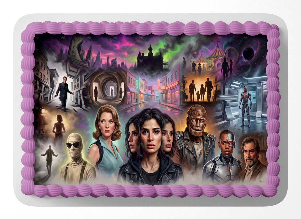 Doom Patrol TV Series edible cake topper