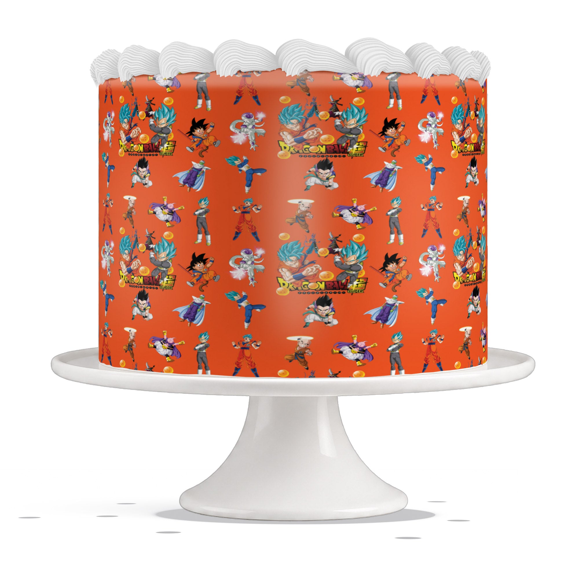 Dragon Ball Super Orange Edible Cake Wrap Strip – Icing Sheet Cak - Edible Cake Topper | Icing Sheet | Birthday Cake Decoration