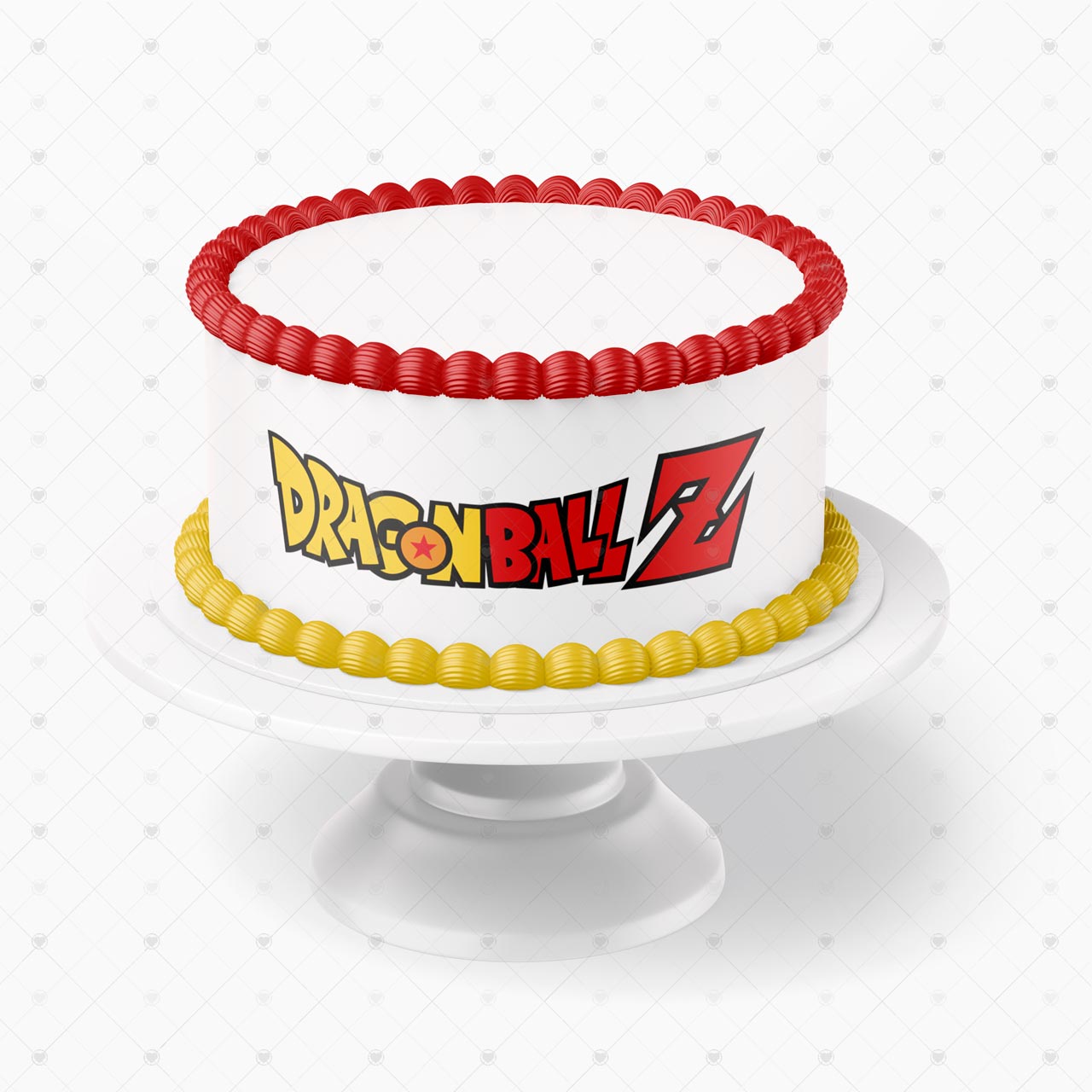Dragon Figthers Z DRB Logo Edible Cake Wrap Strip – Icing Sheet C - Personalized Edible Cake Topper | Custom Icing Sheet | Birthday Cake Decoration