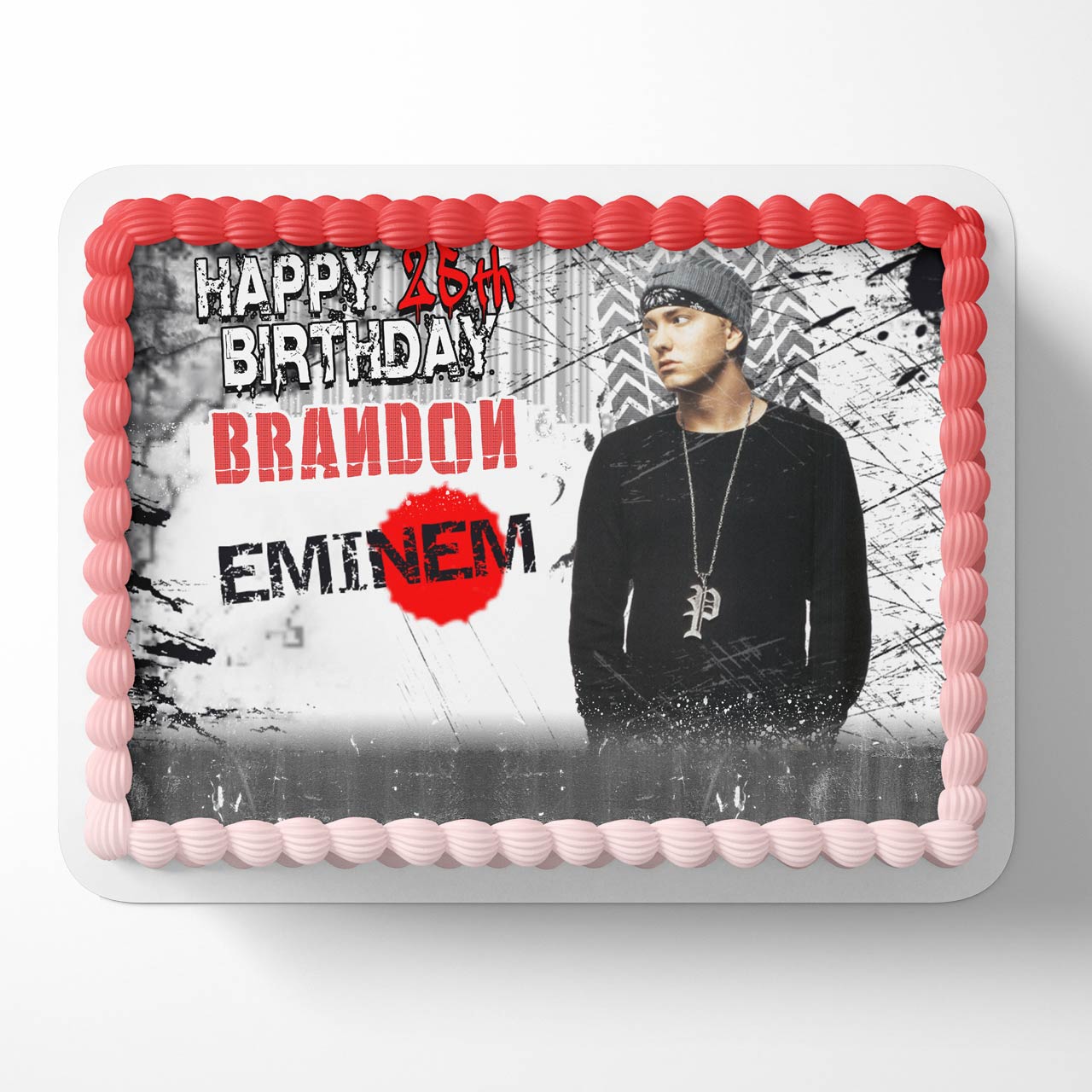 Eminem Rapper Edible Cake Topper