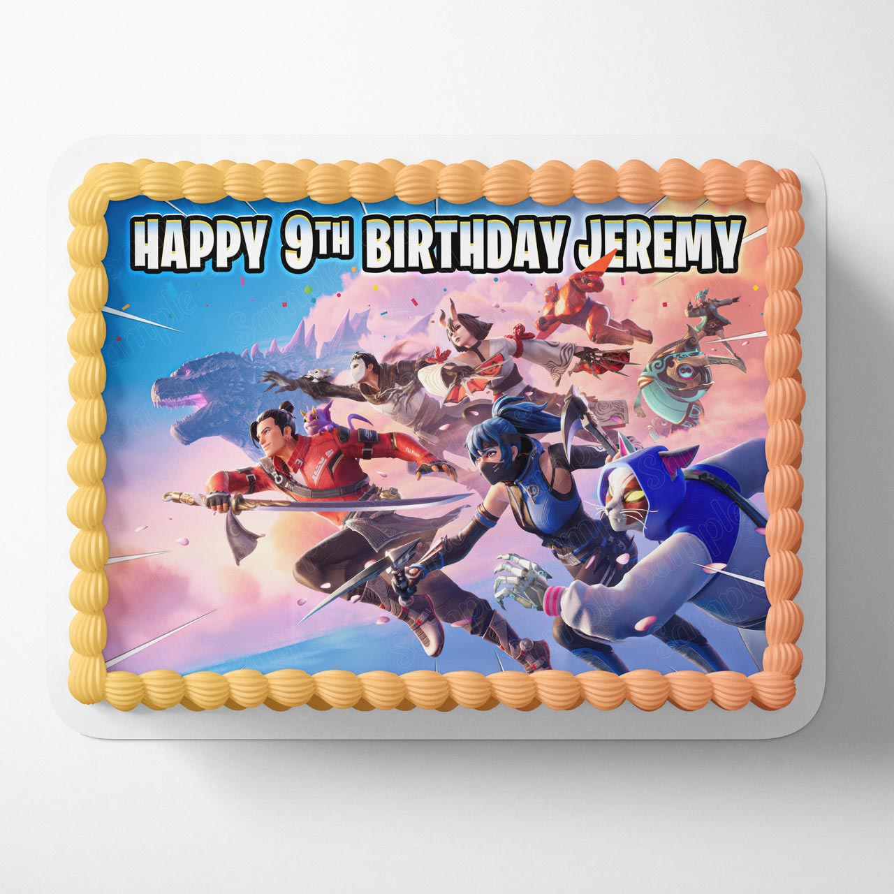 Fort Battle NiteChapter 6 Season 1 Hunters Edible Cake Topper
