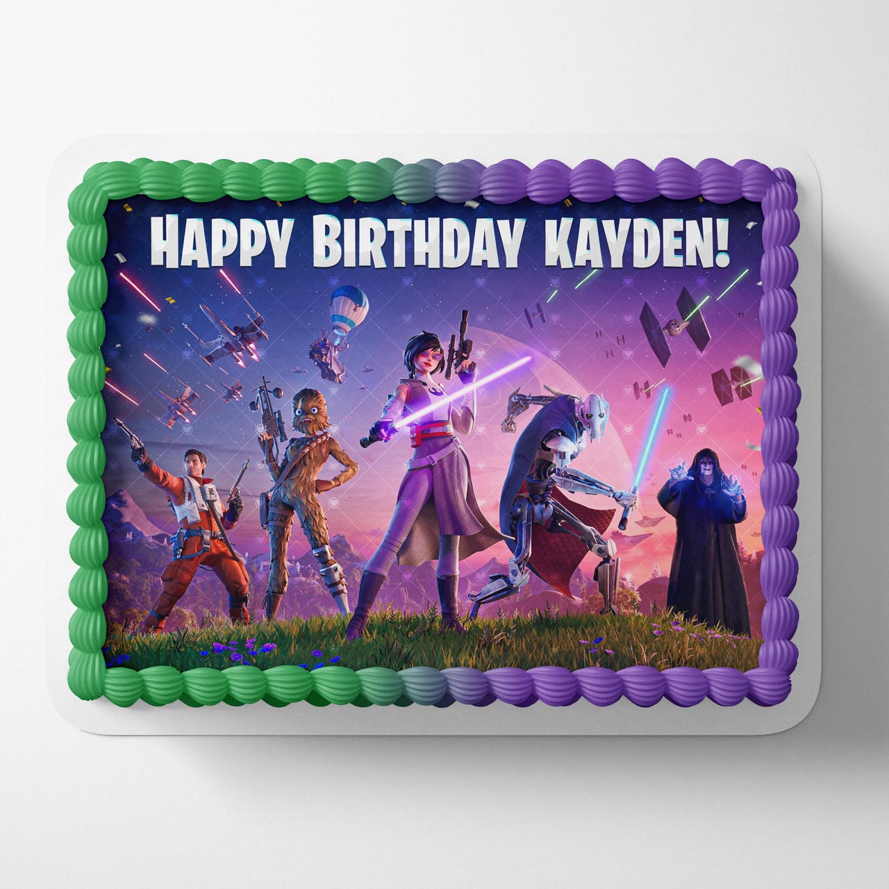 Fort Battle NiteChapter 6 Season 3 Edible Cake Topper