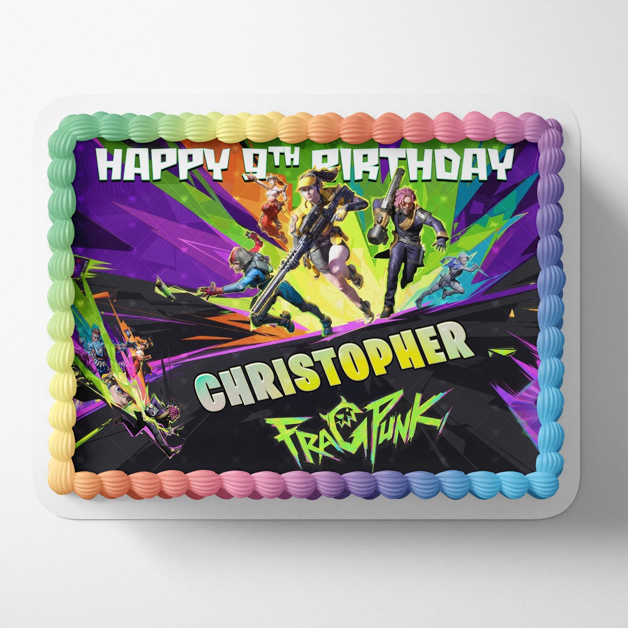 FragPunk Gamers Edible Cake Topper