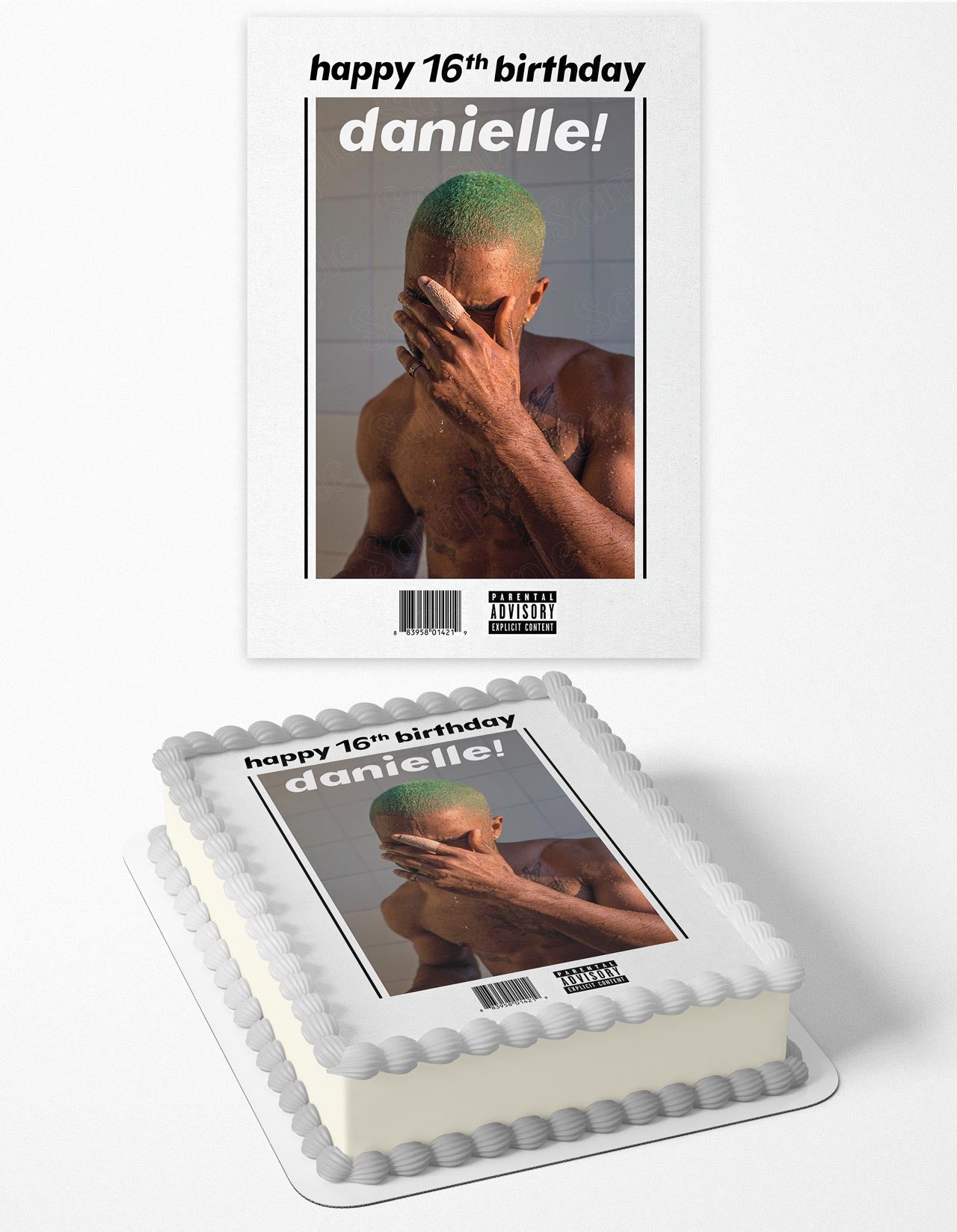 FO Frank Blonde Blond Album Pt Edible Cake Topper