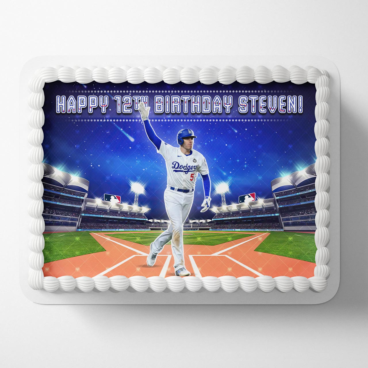 Freddie Freeman LA Dodgers Edible Cake Topper