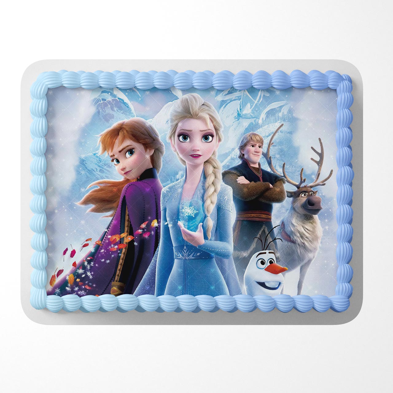 Frozen Ice FWD Edible Cake Topper