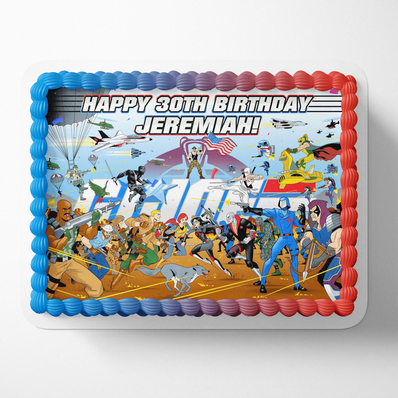 GI Joe A Real American Hero TV Series Edible Cake Topper