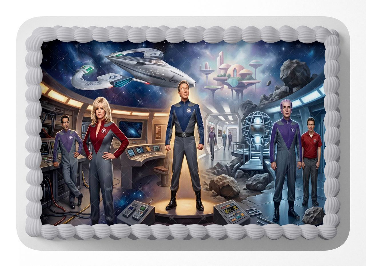 Galaxy Quest Classic Comedy Film edible cake topper