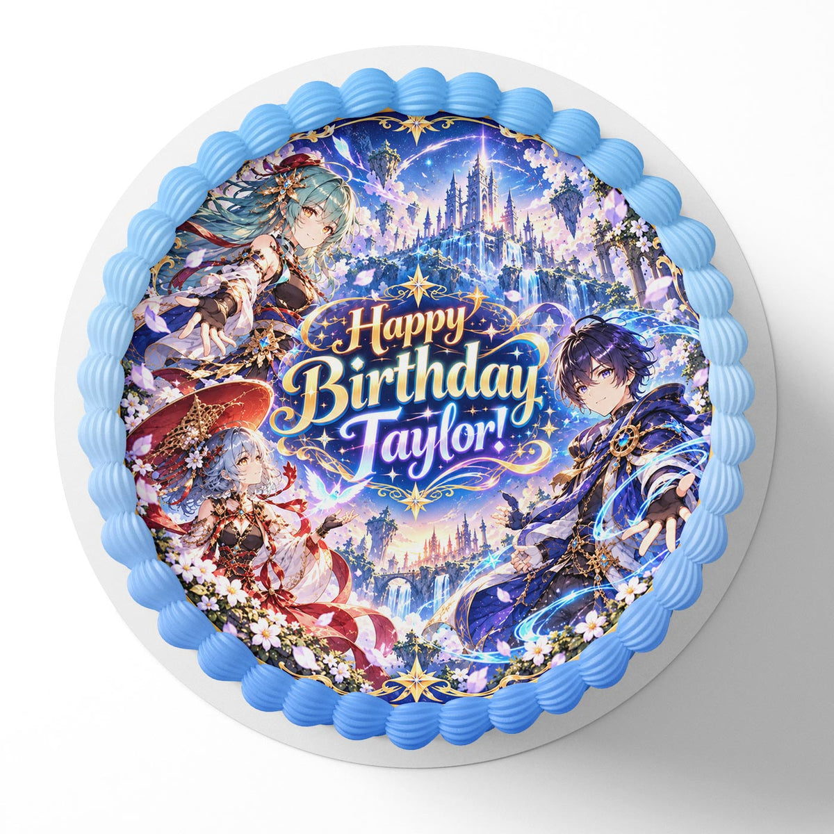 Genshin Impact Edible Cake Topper | Birthday Cake Decoration | Photo Cake Image | Custom Edible Cake Topper