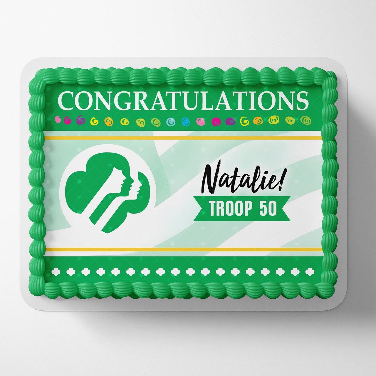 Girl Scouts of the USA Edible Cake Topper