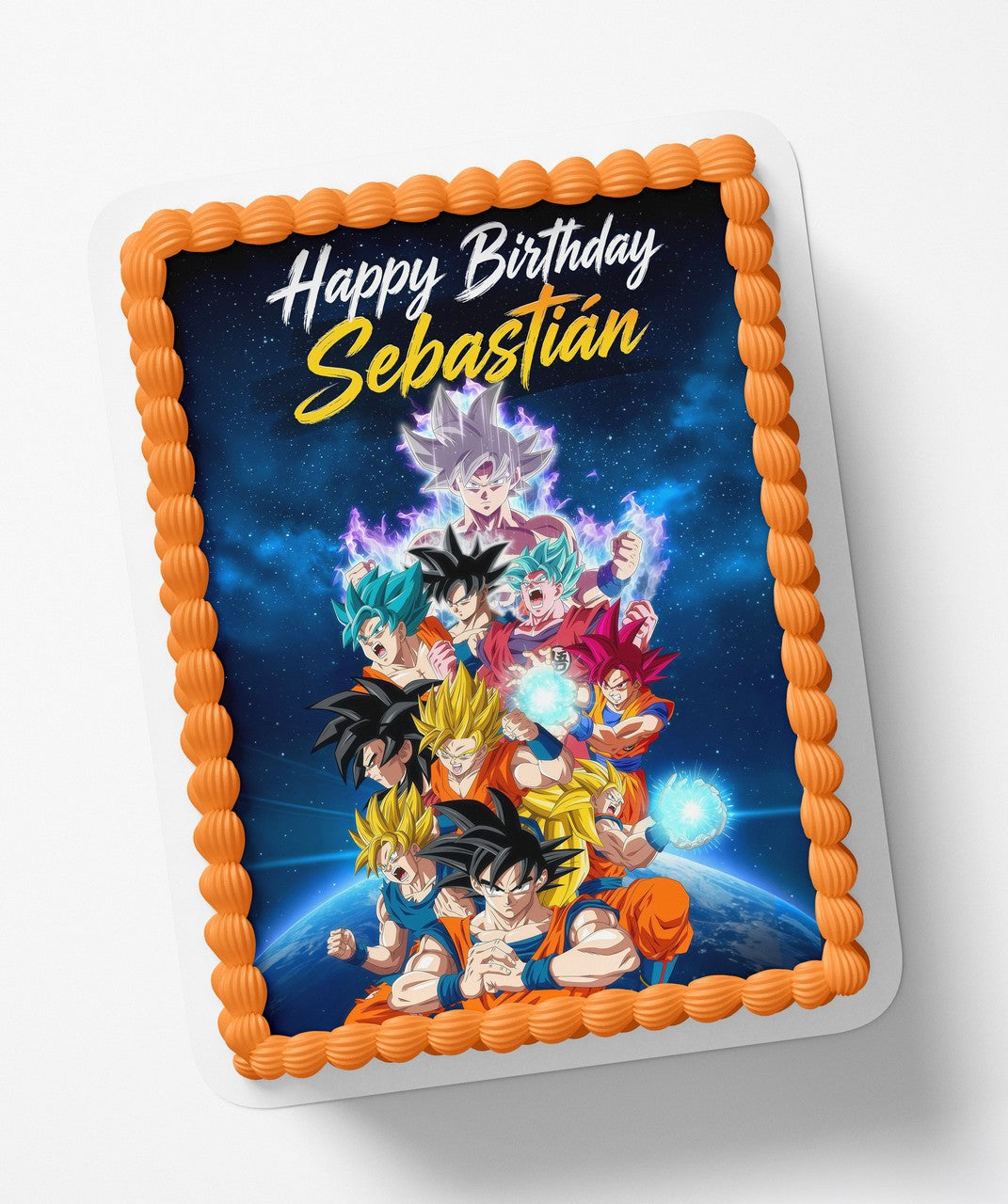 Anime Martial Arts Dragon Fighter Edible Cake Topper