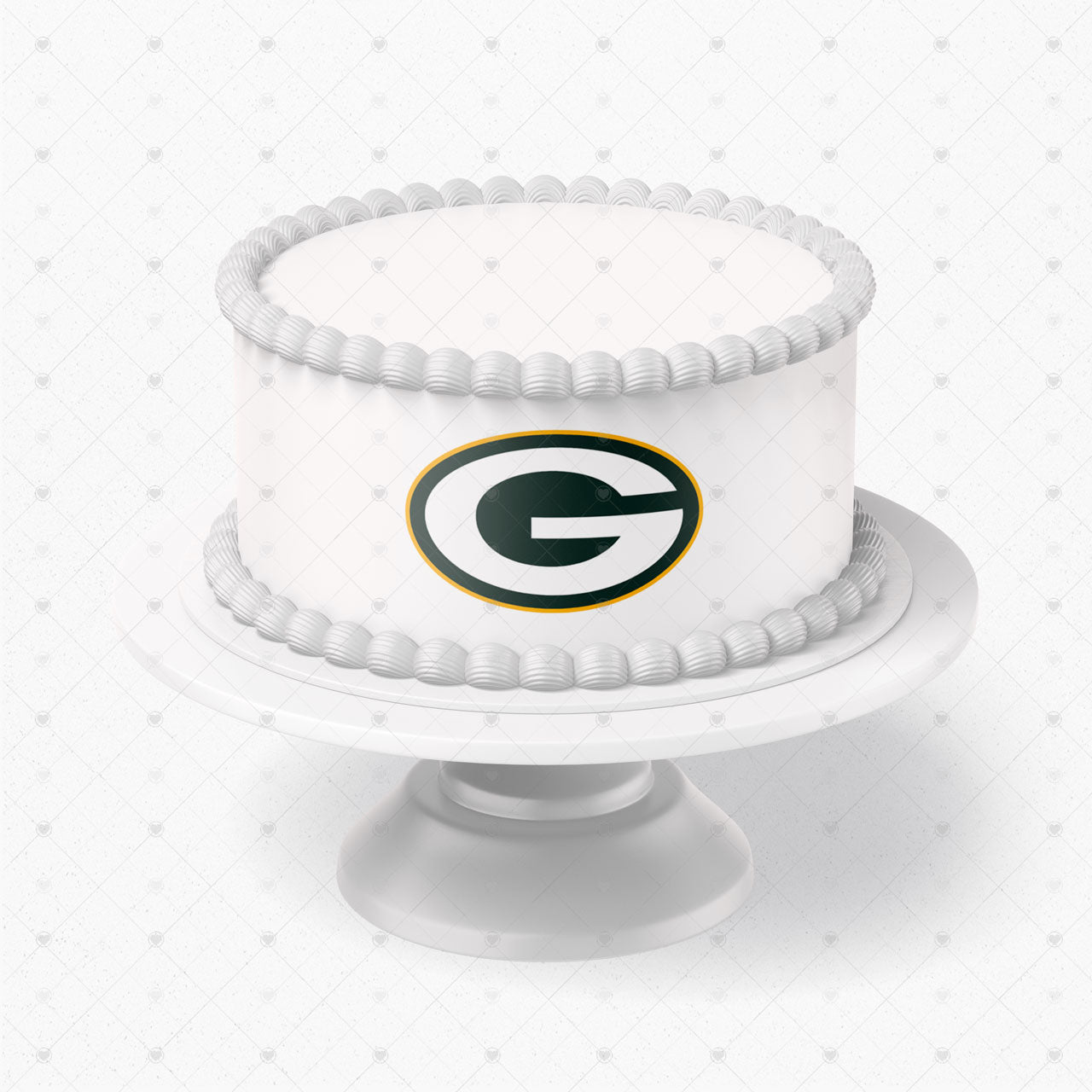 Green Bay Packers Logo Edible Cake Wrap Strip – Icing Sheet Cake - Personalized Edible Cake Topper | Custom Icing Sheet | Birthday Cake Decoration
