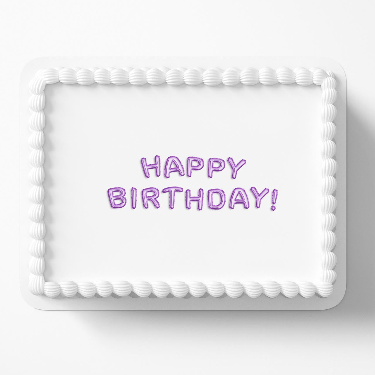 Happy Birthday Logo MNF Edible Cake Topper
