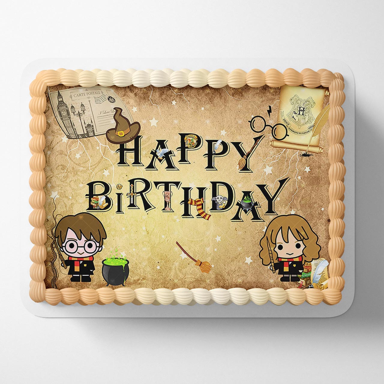 Harri Pottier Hogwarts HRW Edible Cake Topper