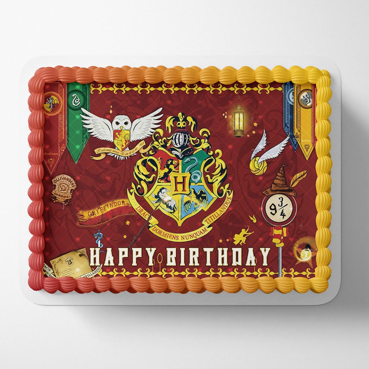 Harri Pottier Hogwarts School of Witchcraft and Wizardry HPW Edible Cake Topper