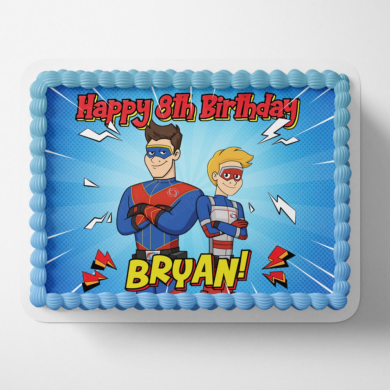 Henry Kids Kid Danger Super Hero Edible Cake Topper
