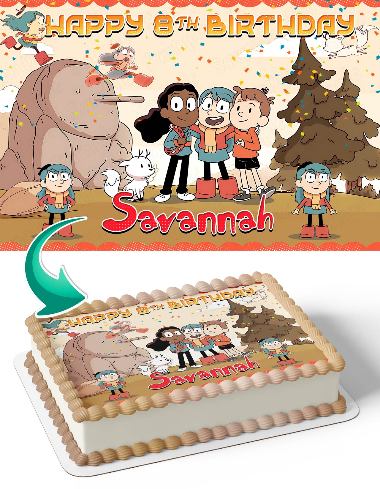 Hilda TV Series Netvideo Edible Cake Topper