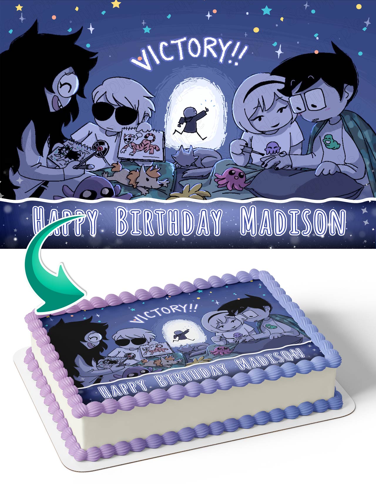 Homestuck Edible Cake Topper