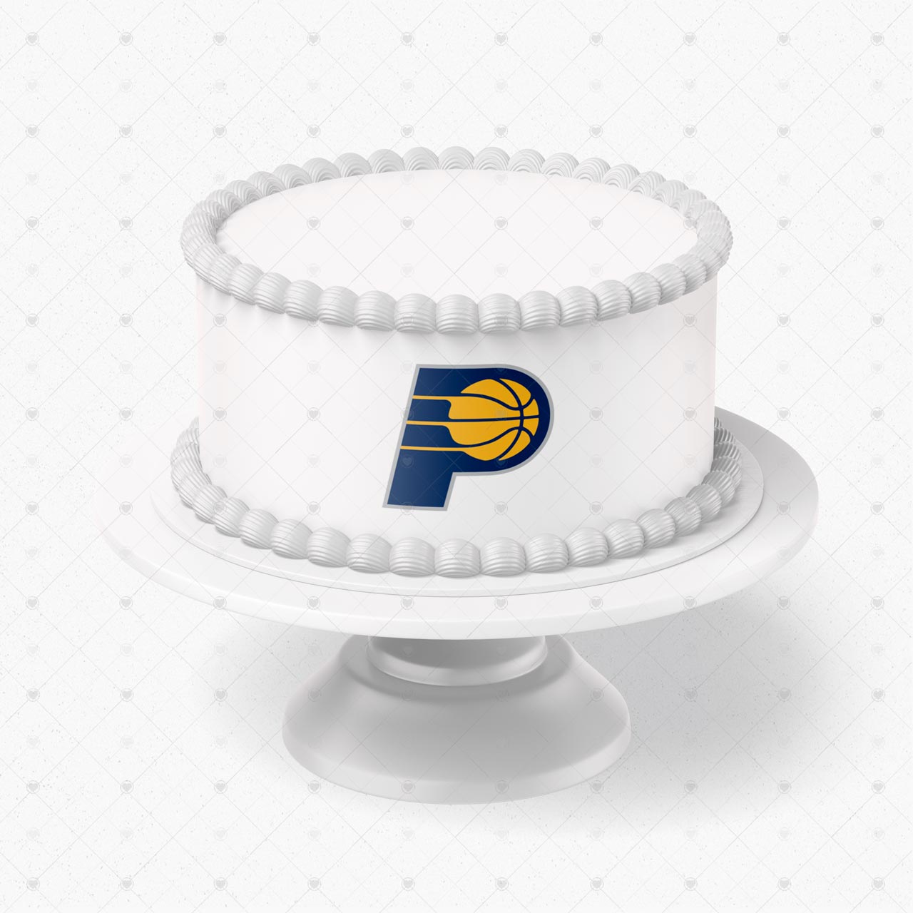 Indiana Pacers Logo Edible Cake Wrap Strip – Icing Sheet Cake Sid - Personalized Edible Cake Topper | Custom Icing Sheet | Birthday Cake Decoration