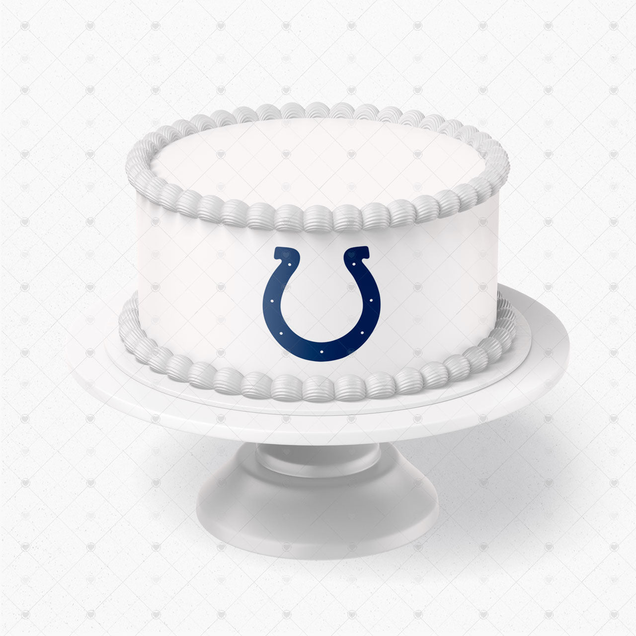 Indianapolis Colts Logo Edible Cake Wrap Strip – Icing Sheet Cake - Personalized Edible Cake Topper | Custom Icing Sheet | Birthday Cake Decoration