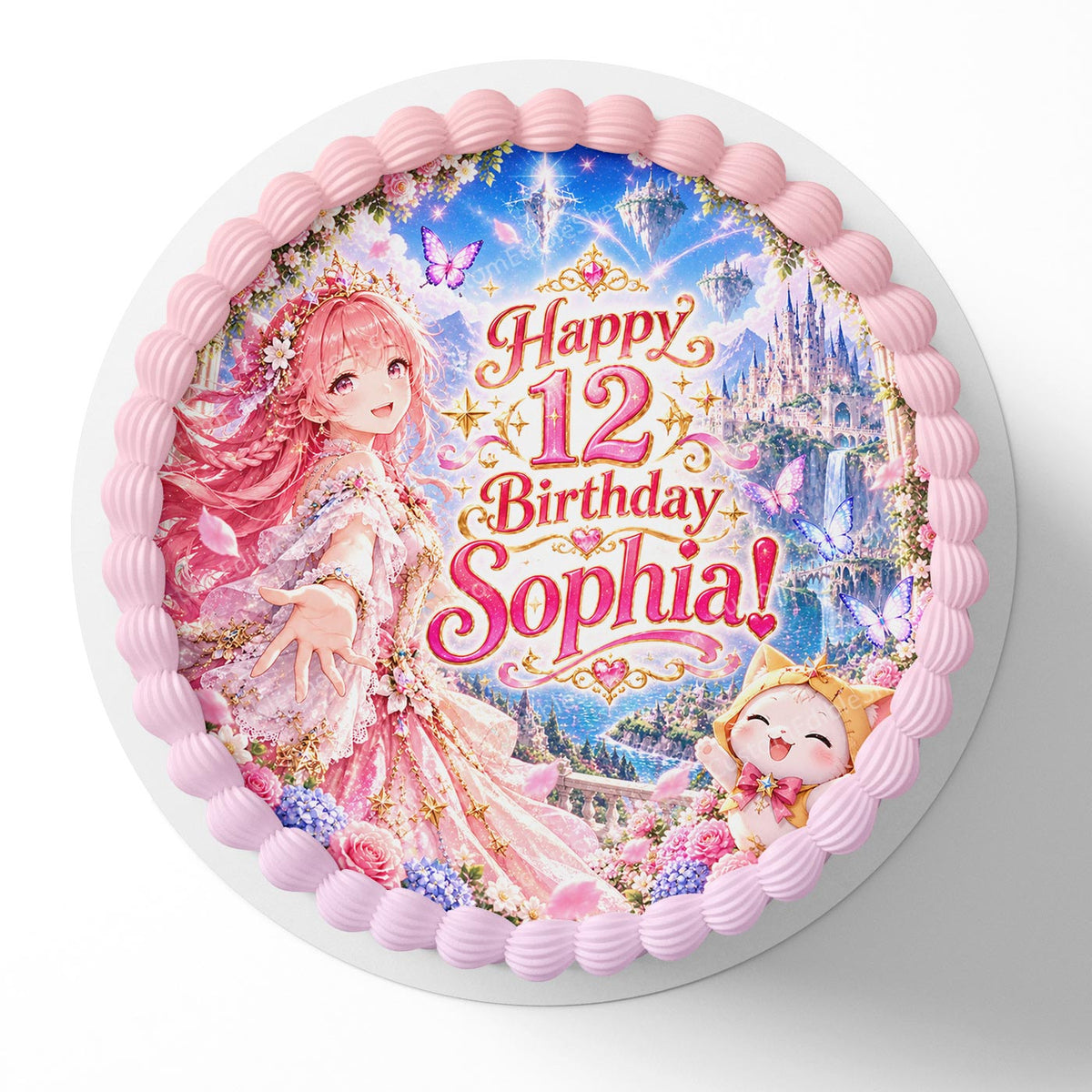 Infinity Nikki Edible Cake Topper | Birthday Cake Decoration | Photo Cake Image | Custom Edible Cake Topper
