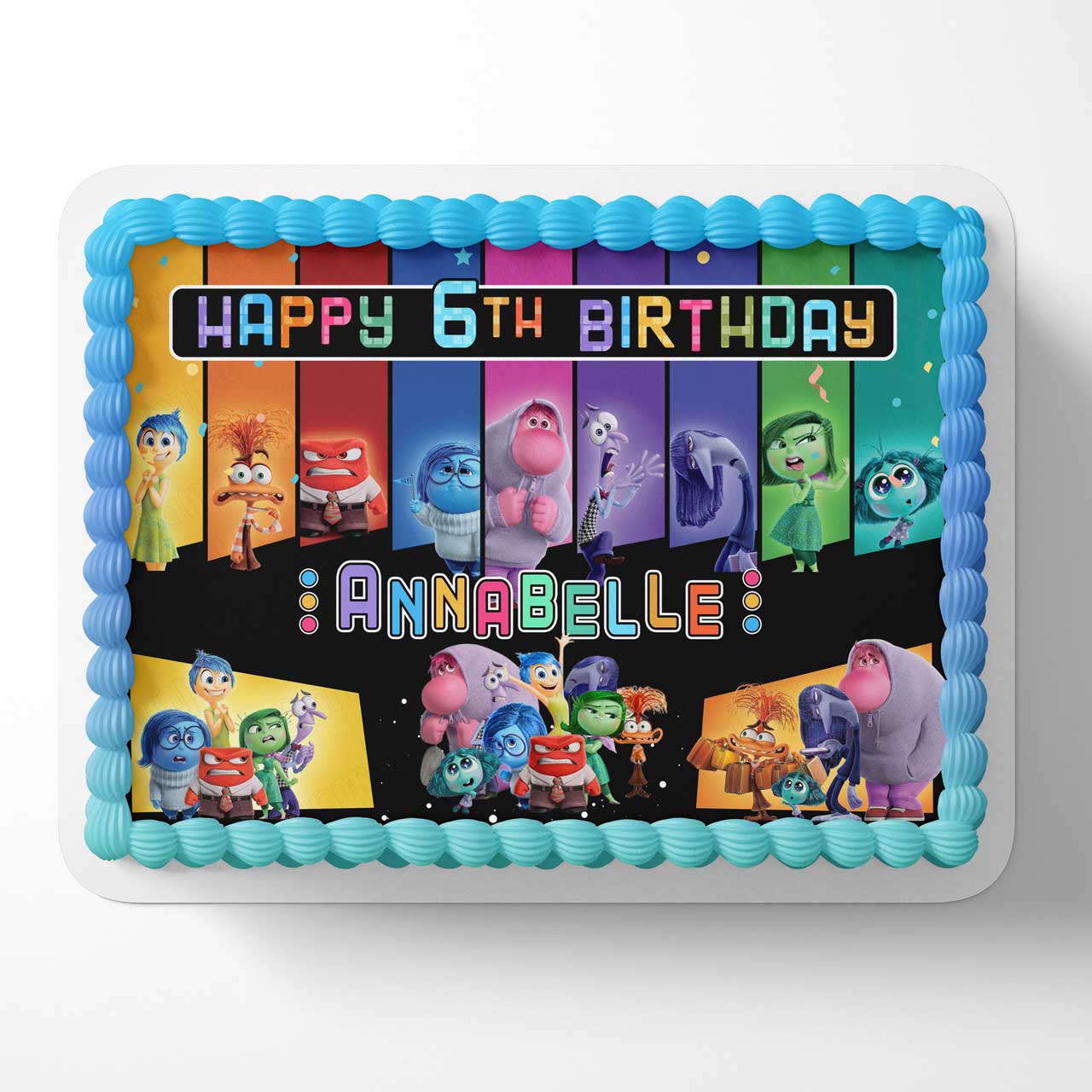 Inside Out 2 Edible Cake Topper