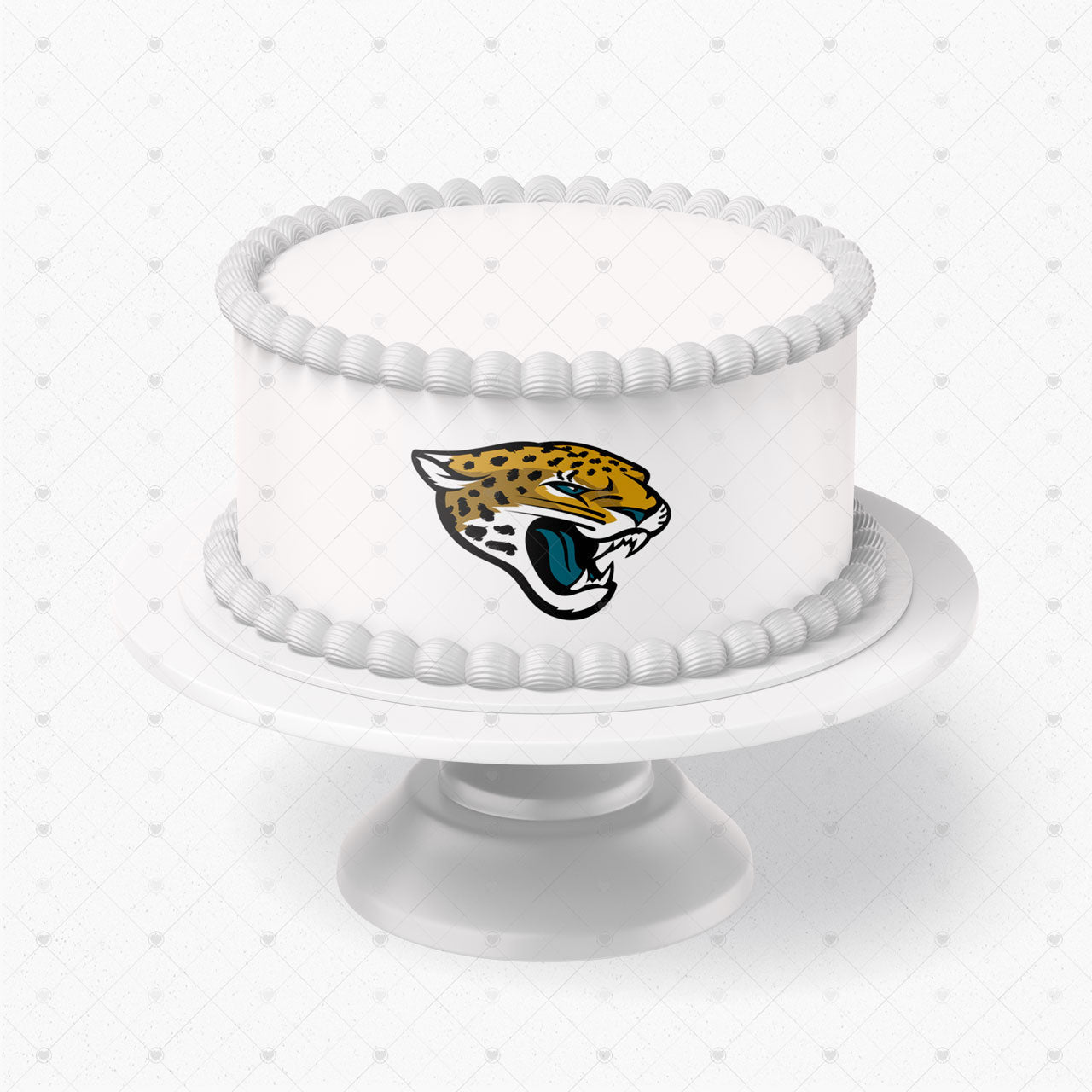 Jacksonville Jaguars Logo Edible Cake Wrap Strip – Icing Sheet Ca - Personalized Edible Cake Topper | Custom Icing Sheet | Birthday Cake Decoration