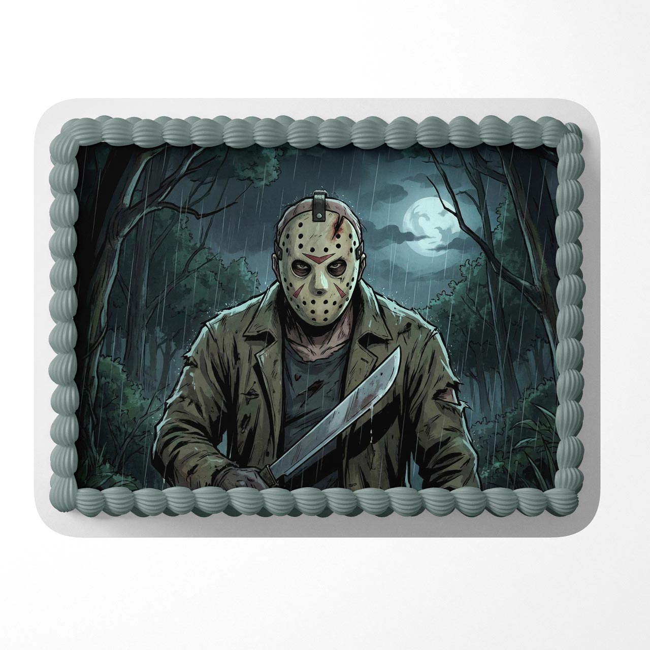 Jason Voorhees SNK Harry Wizard Mystery Edible Cake Topper