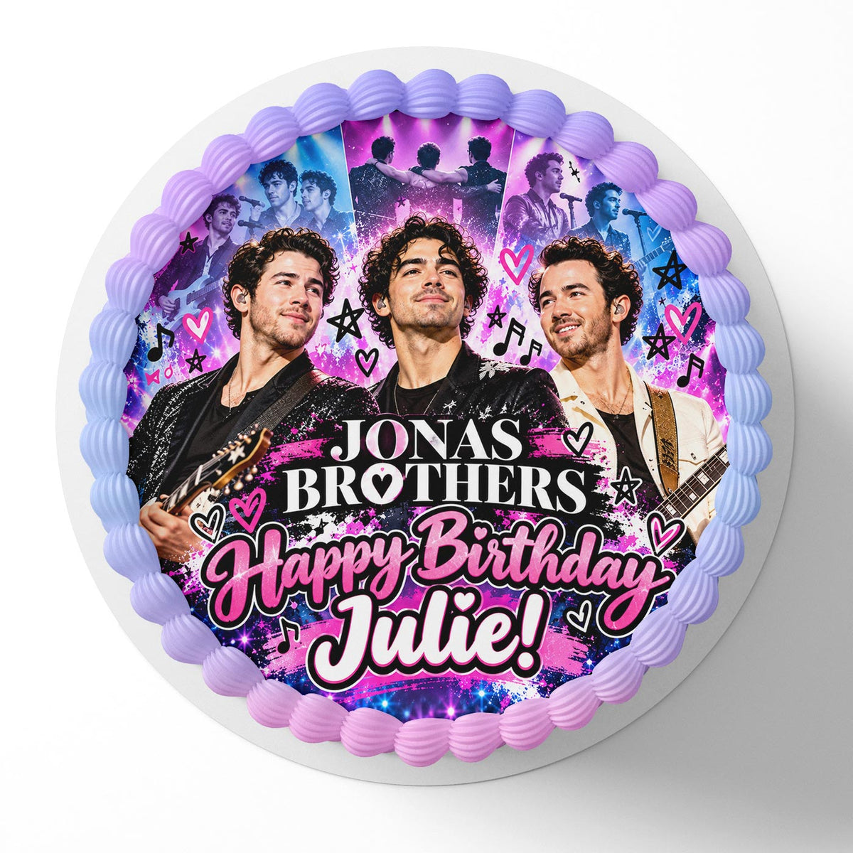 The Jonas Brothers Cake Topper – Edible Cake Image – Icing Sheet for Cakes