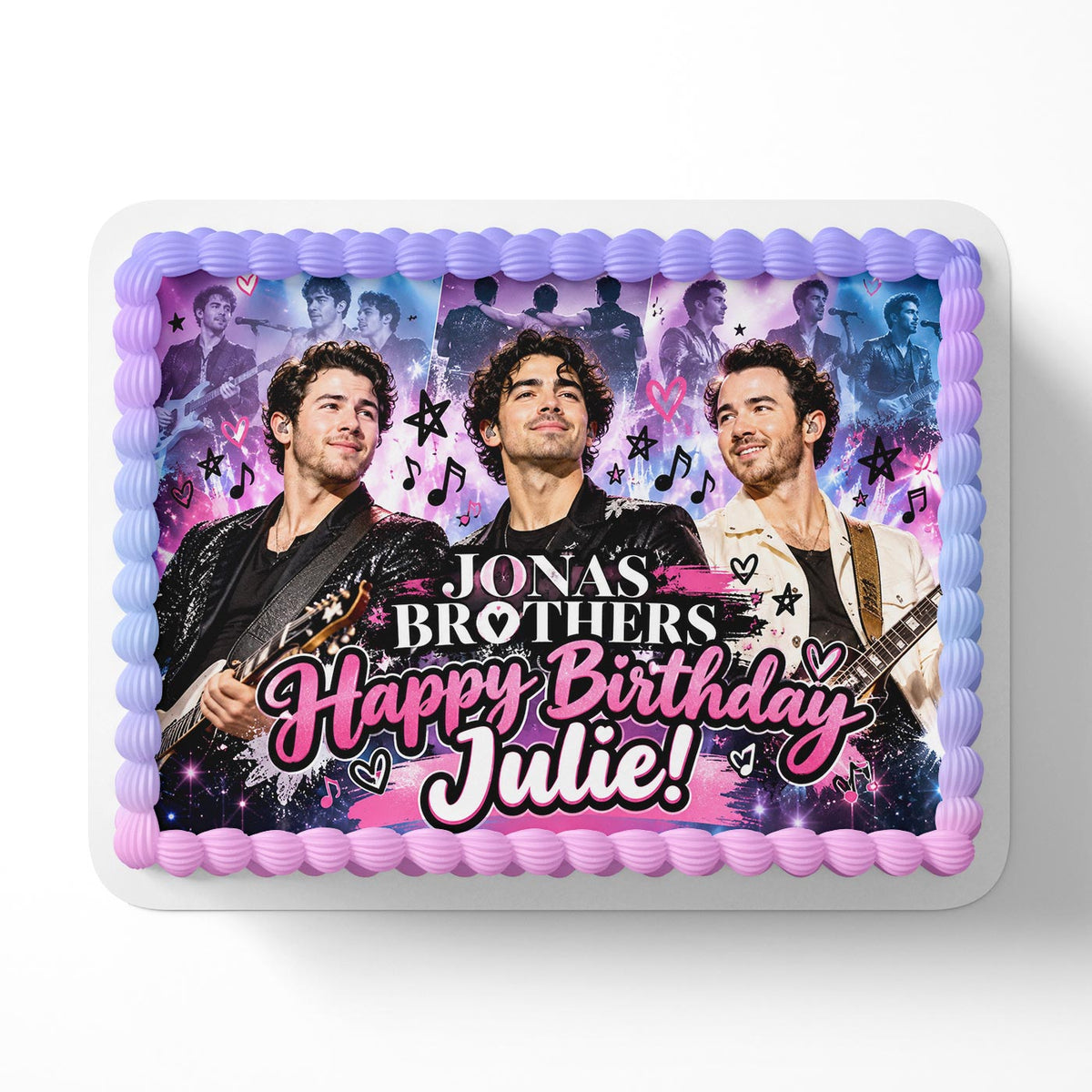 The Jonas Brothers Cake Topper – Edible Cake Image – Icing Sheet for Cakes