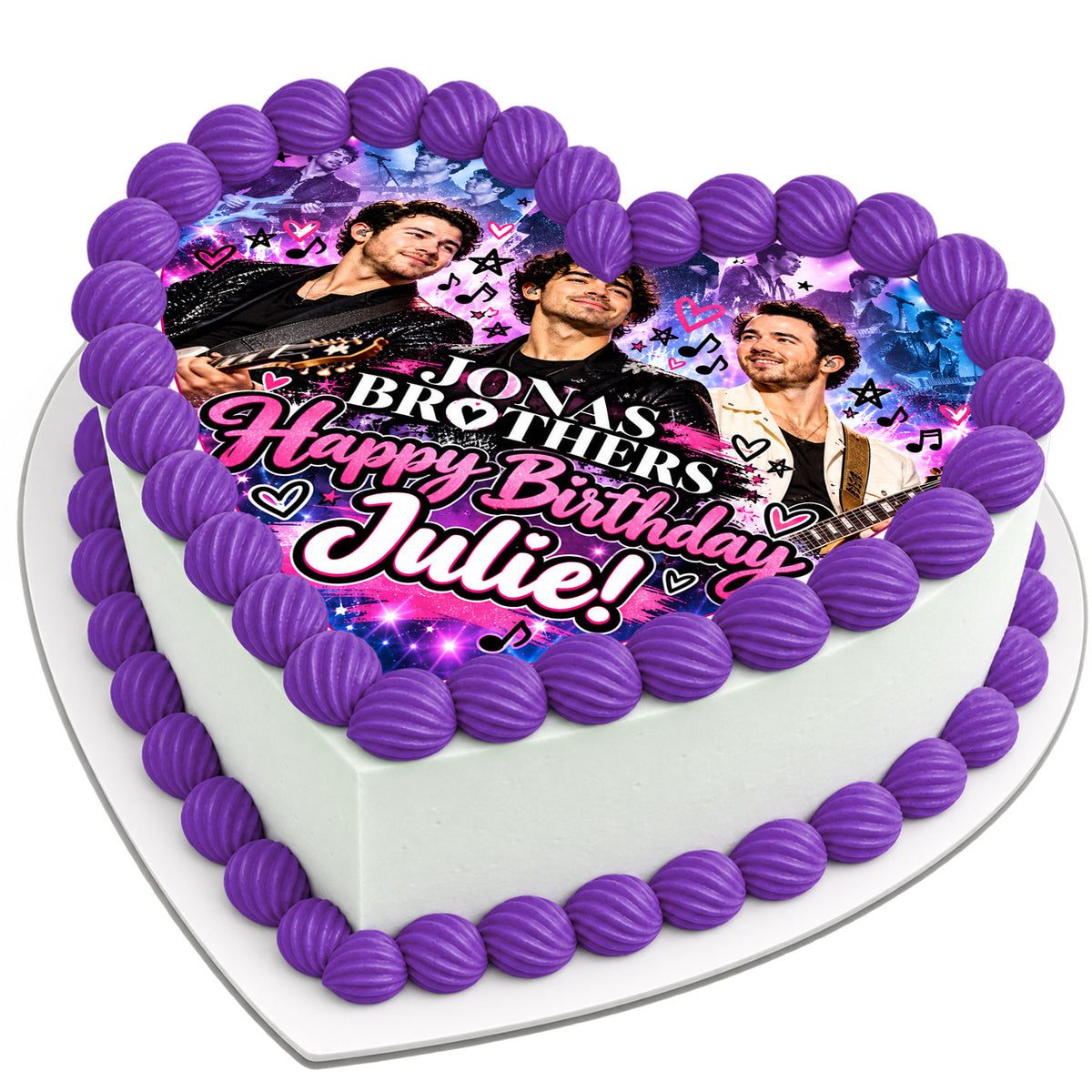 The Jonas Brothers Cake Topper – Edible Cake Image – Icing Sheet for Cakes
