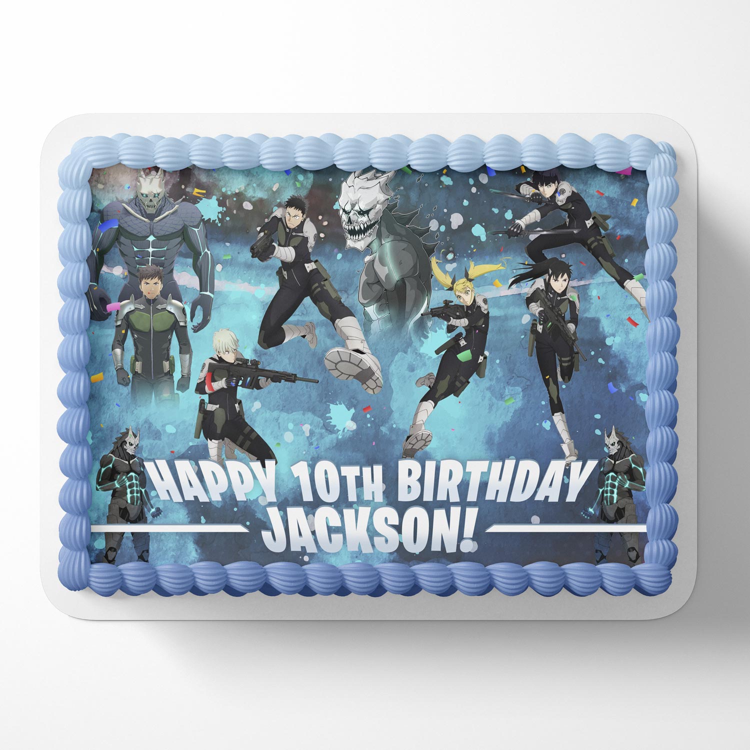 Kaijo no 8 Monster Number Eigth Edible Cake Topper