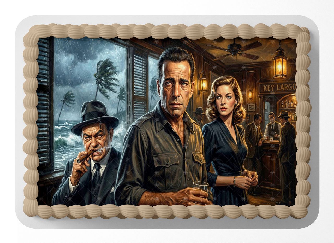 Key Largo Classic Film edible cake topper