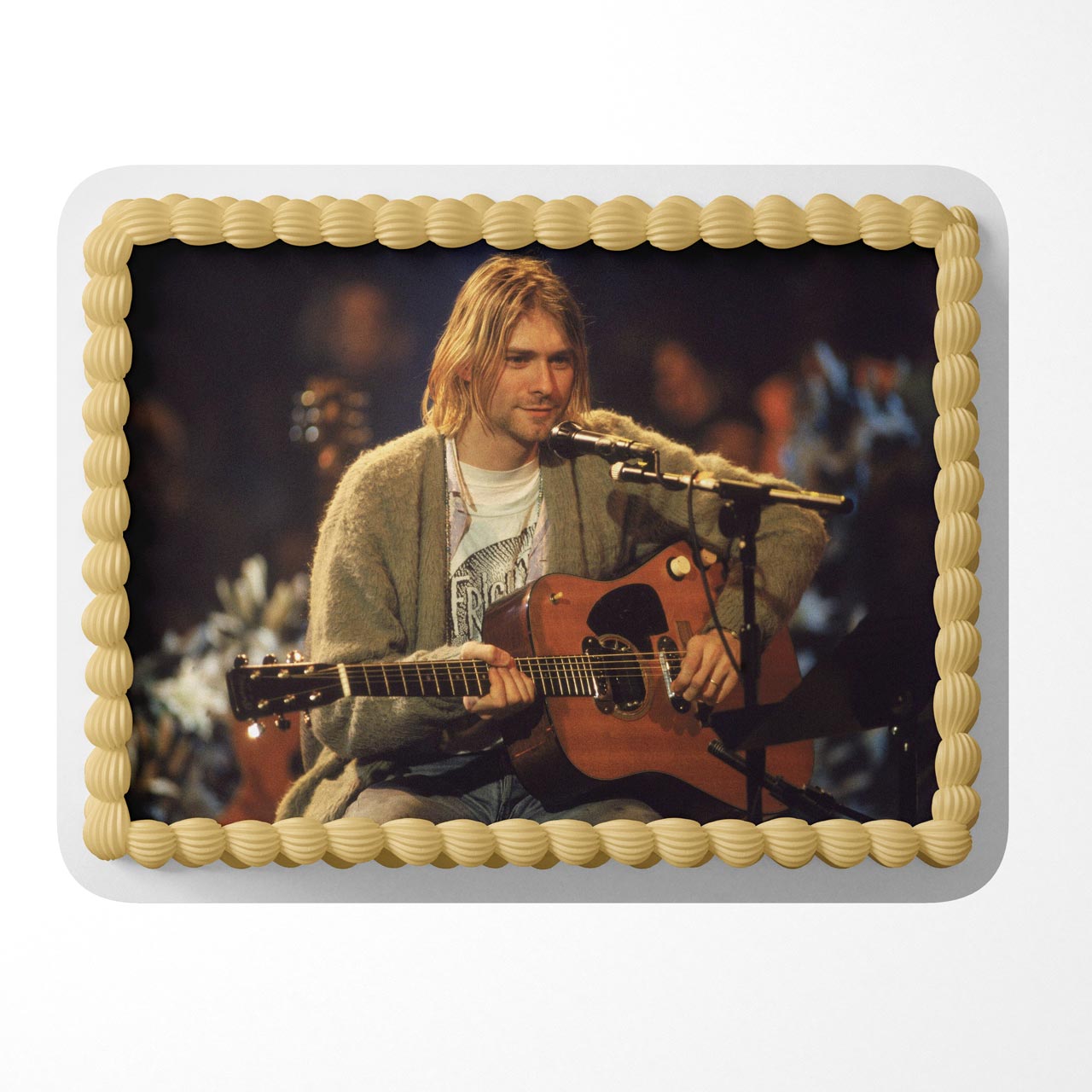 Kurt Cobain Nirvana Edible Cake Topper
