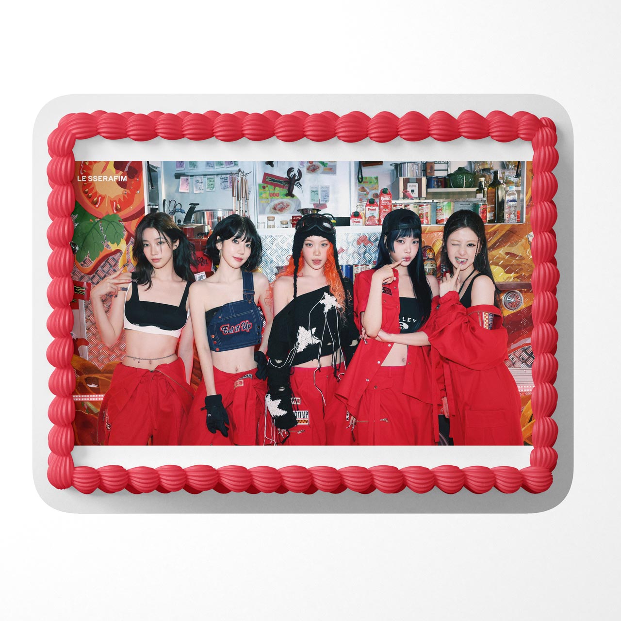 LE SSERAFIM Edible Cake Topper