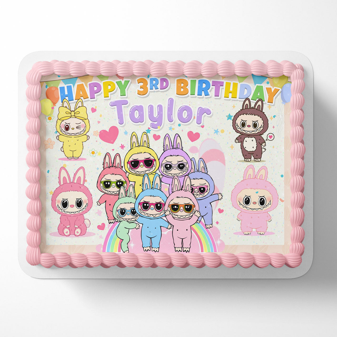 Labu Monsters TeethKids Cute Edible Cake Topper