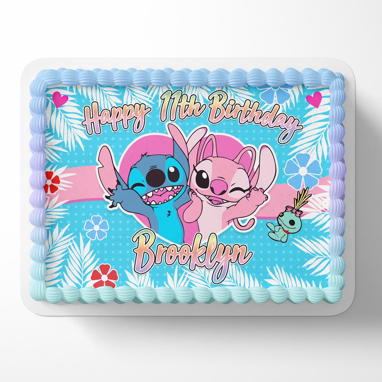 Lilio Kids Fun Sticsh Angel Love Cute Edible Cake Topper