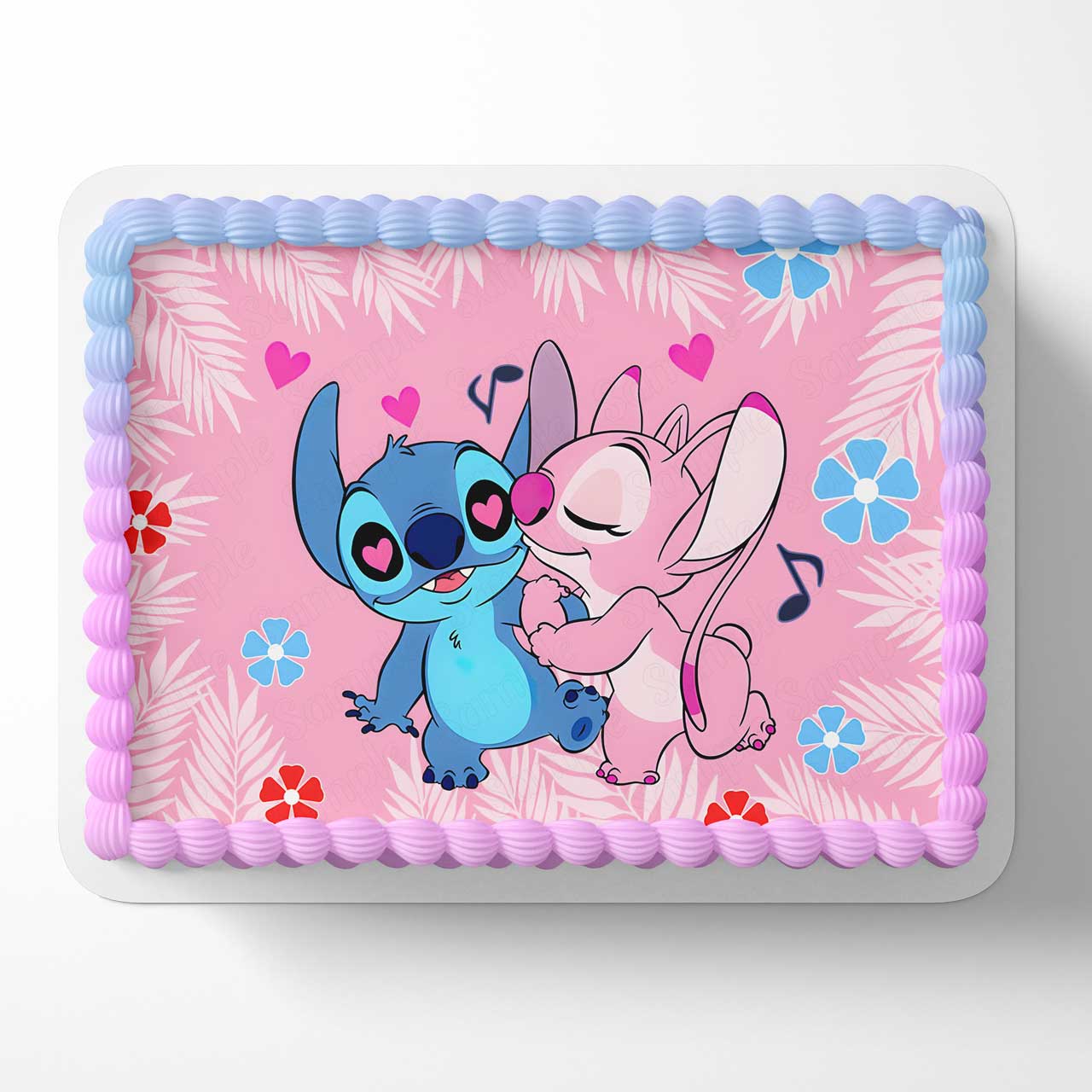 Lilio Kids Fun Sticsh Angel Love Cute Plain Edible Cake Topper