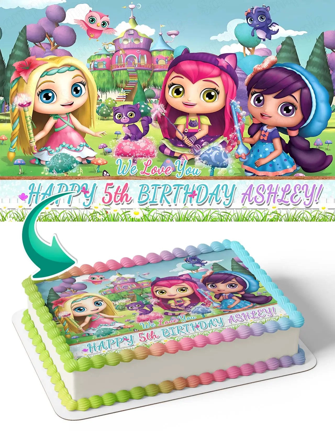 Little Charmers Edible Cake Topper