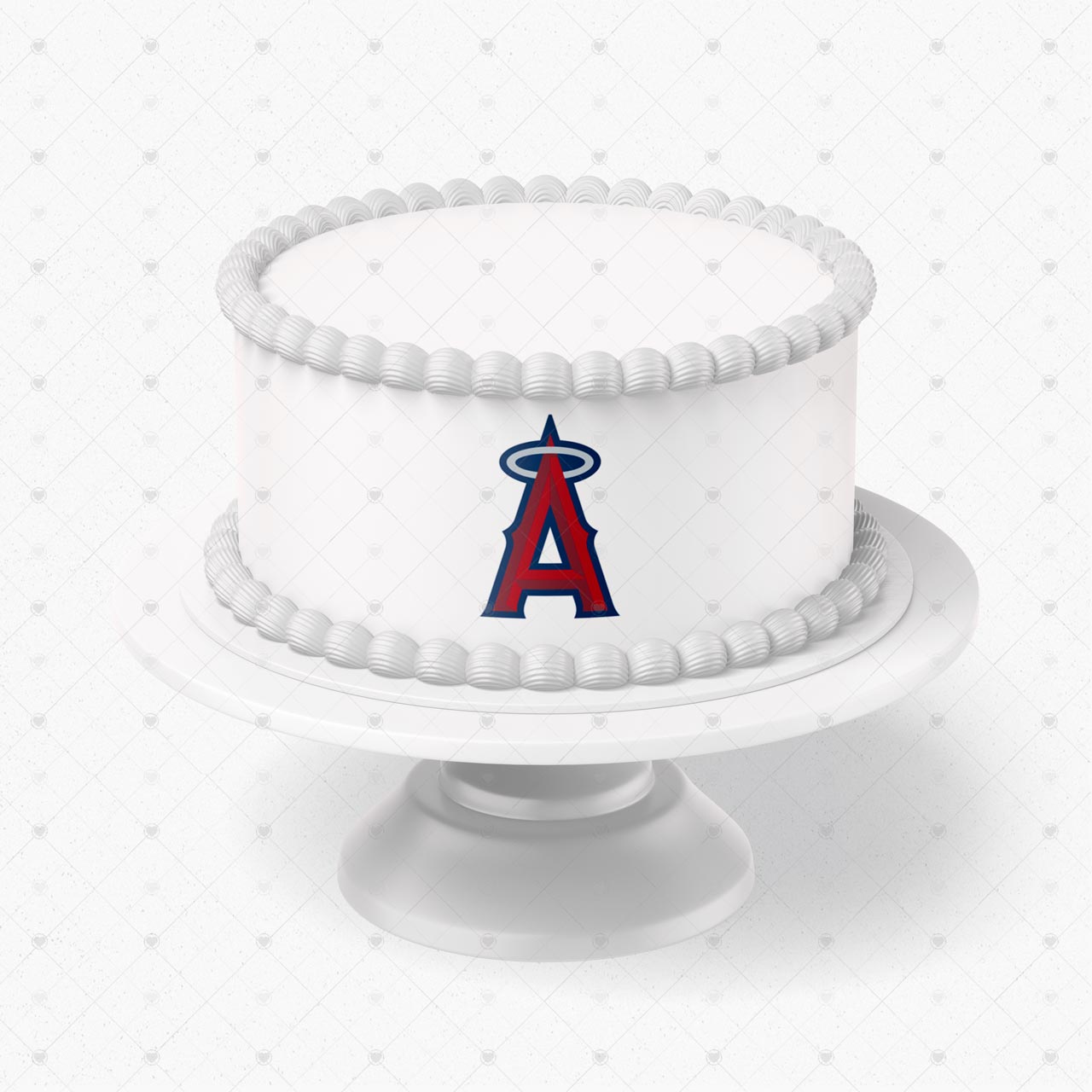 Los Angeles Angels Logo Edible Cake Wrap Strip – Icing Sheet Cake - Personalized Edible Cake Topper | Custom Icing Sheet | Birthday Cake Decoration